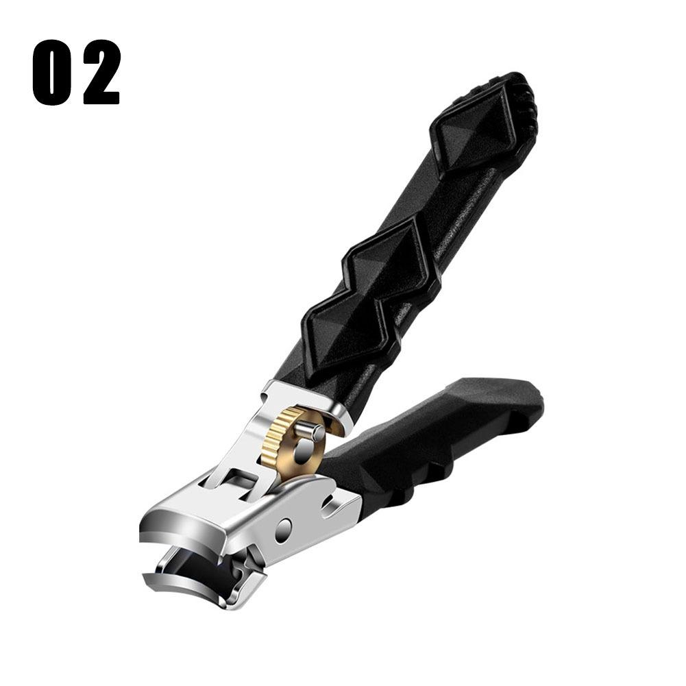 Professionele nagelknipper voor teennagel Vingernagelknipper met concaaf mes Roestvrijstalen nagelknipper voor dikke nagels Gereedschap: zwart