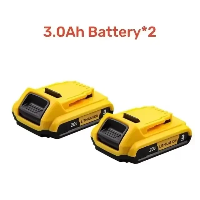 Für DeWalt 18v 20Volt Max Lithium-Ionen-Batterien 20V 3Ah DCB203 Li-Ionen-Batterie ErsatzDCB206 DCB205 DCB204 DCB200Power Tools: Blau