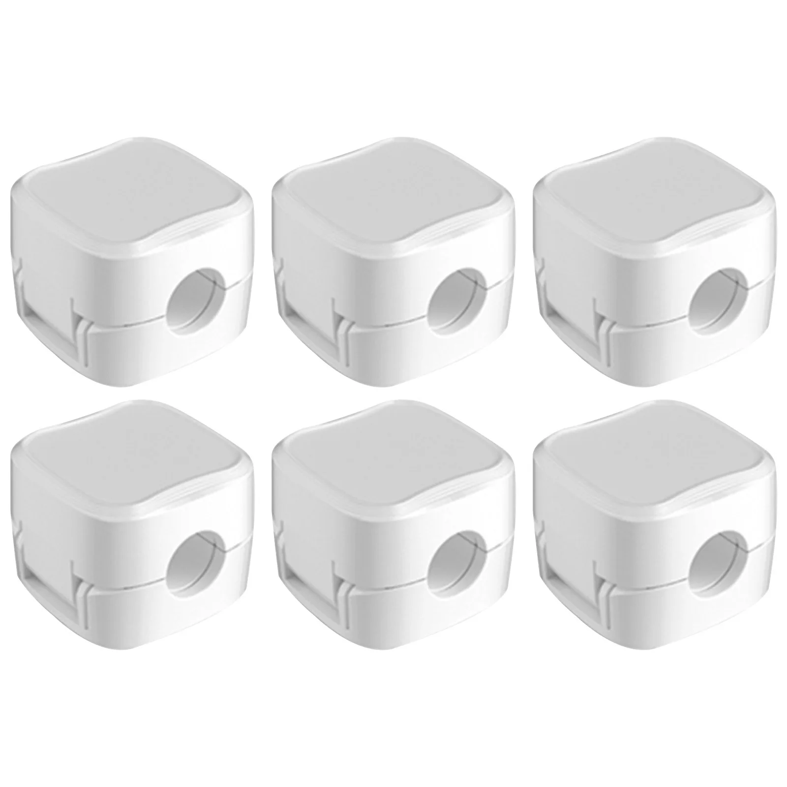 Magnetic Cable Clips Cable Organiser Adjustable Cord Holder Under Desk Organizing Cable Management Wire Organizer Holder: Light Grey