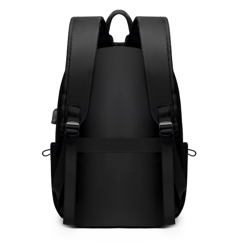 1, 14-Zoll-Freizeit-Schultasche mit großer Kapazität, Sport, einfache Männer und Frauen, universeller Computer-Rucksack mit Anhänger