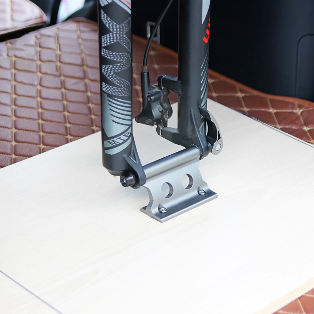 Bike Fork Mount Alloy Quick Release Bicycle Block Front Fork Fixed Clip Luggage Holder Rack for Truck Trailer Cycling Accessorie