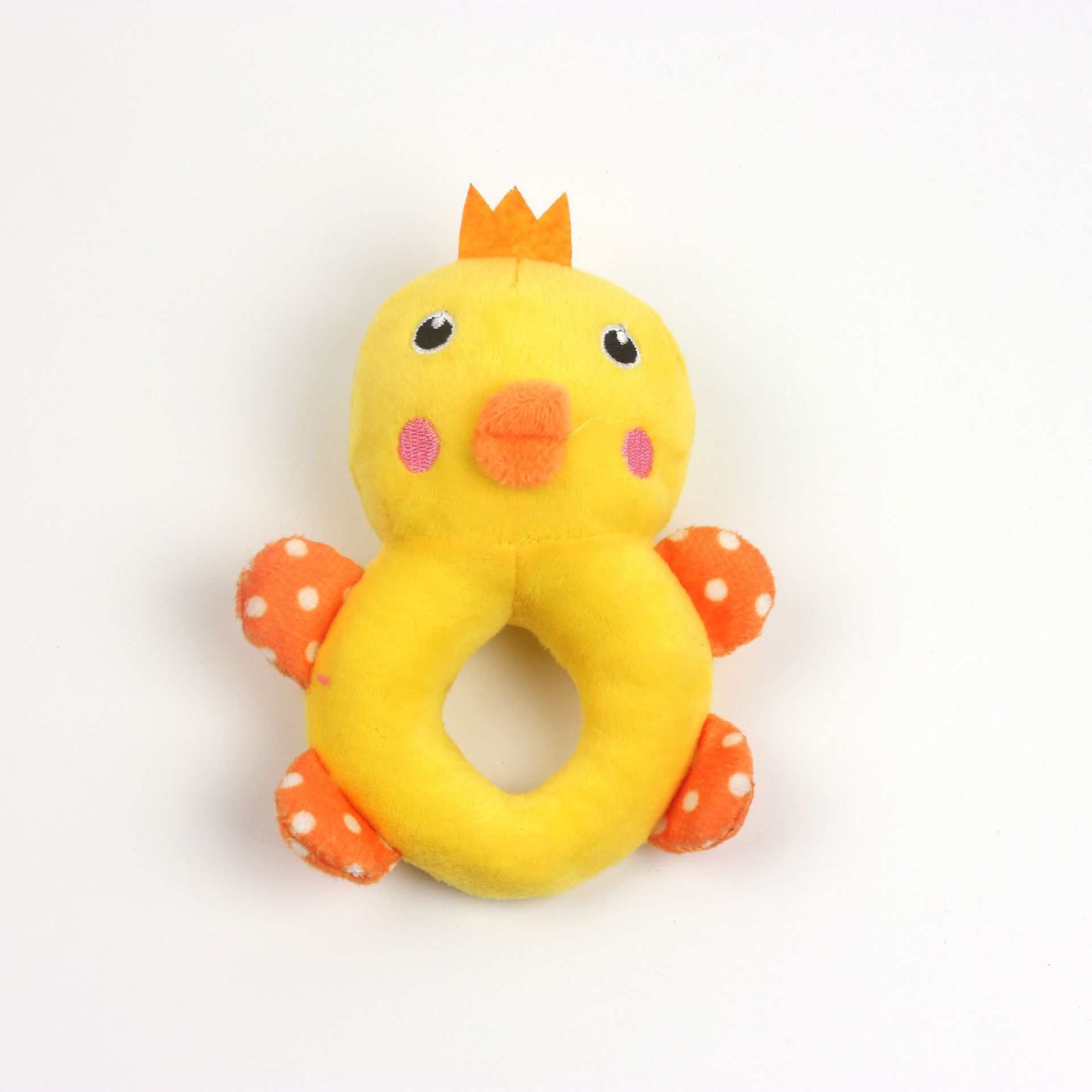 Cute Animal Donuts Squeaky Toy for Dog Chew and Tooth Cleaning Piggie Panda Chicken Froggy