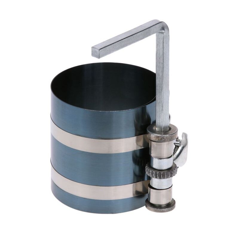 4 Inch 53-175Mm Staal Auto Motor Zuigerveer Compressor Tool Installer Band Ratel Met L Socket Head inbussleutel: Default Title