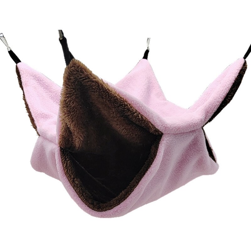 Hamac Tunnel pour petits animaux, lit-balançoire, nid de couchage, furet de Rat, jouet Cage, hiver: C-PK-S