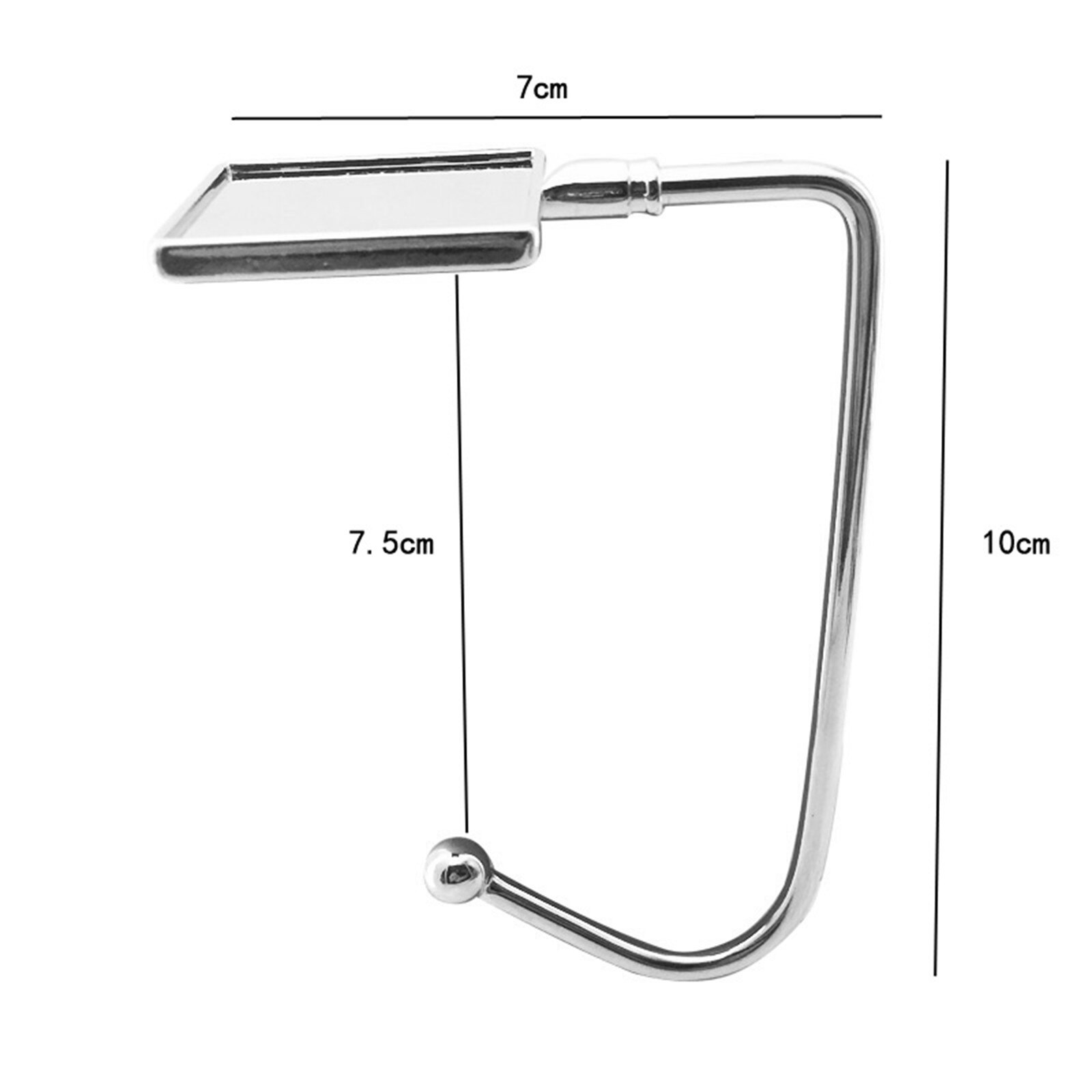 Portable Bag Purse Hook Safety Handbag Hanger Purse Hook Handbag Holder Shell Bag Folding Table Hook Accessories #M0