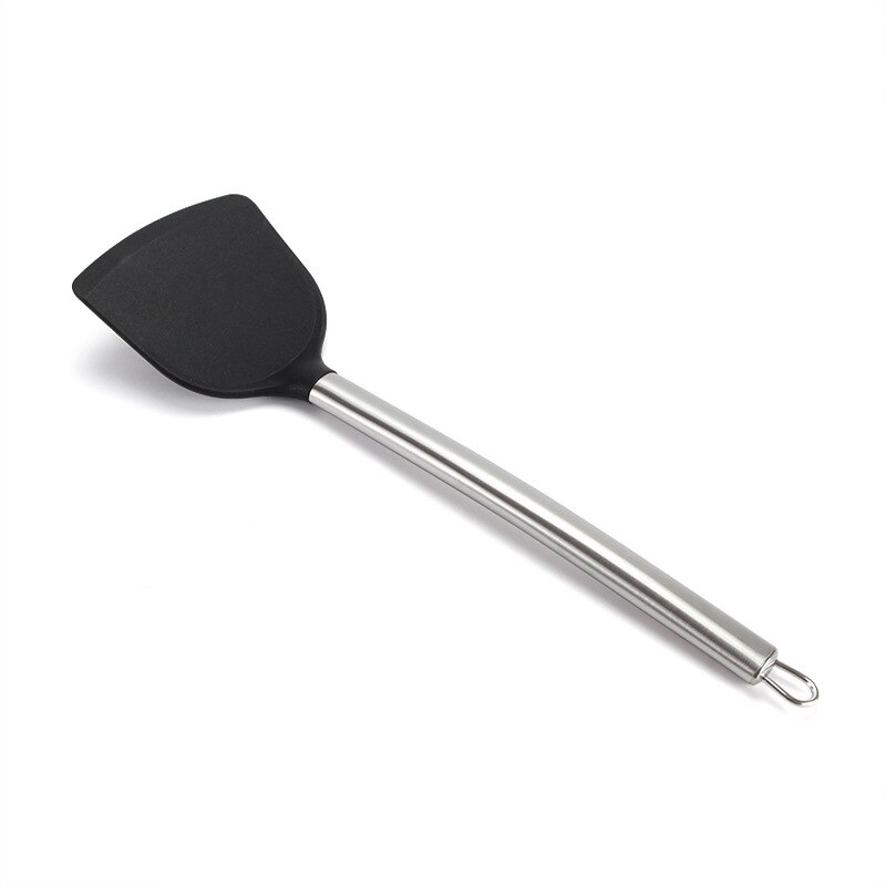 Veelkleurige Non-stick Koken Draaiers Spatel Hittebestendig Lepel Scoop Turner Flexibele Keuken Koken Gereedschap: B