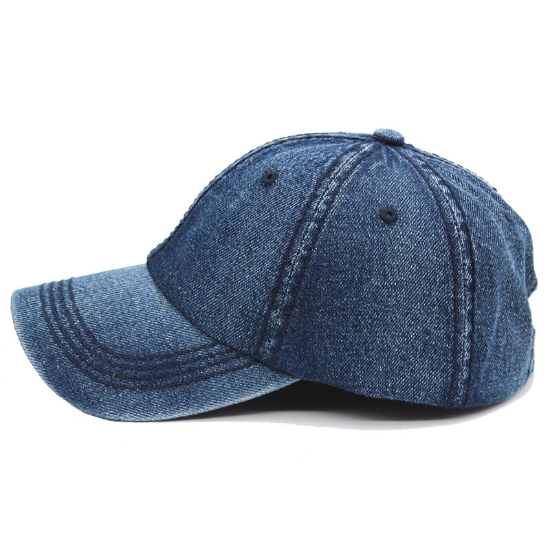 Women Baseball Caps Hats For Men Denim Jeans Band Snapback Caps Plain Bone Jeans Hat Men Casual Dad Cap Hat