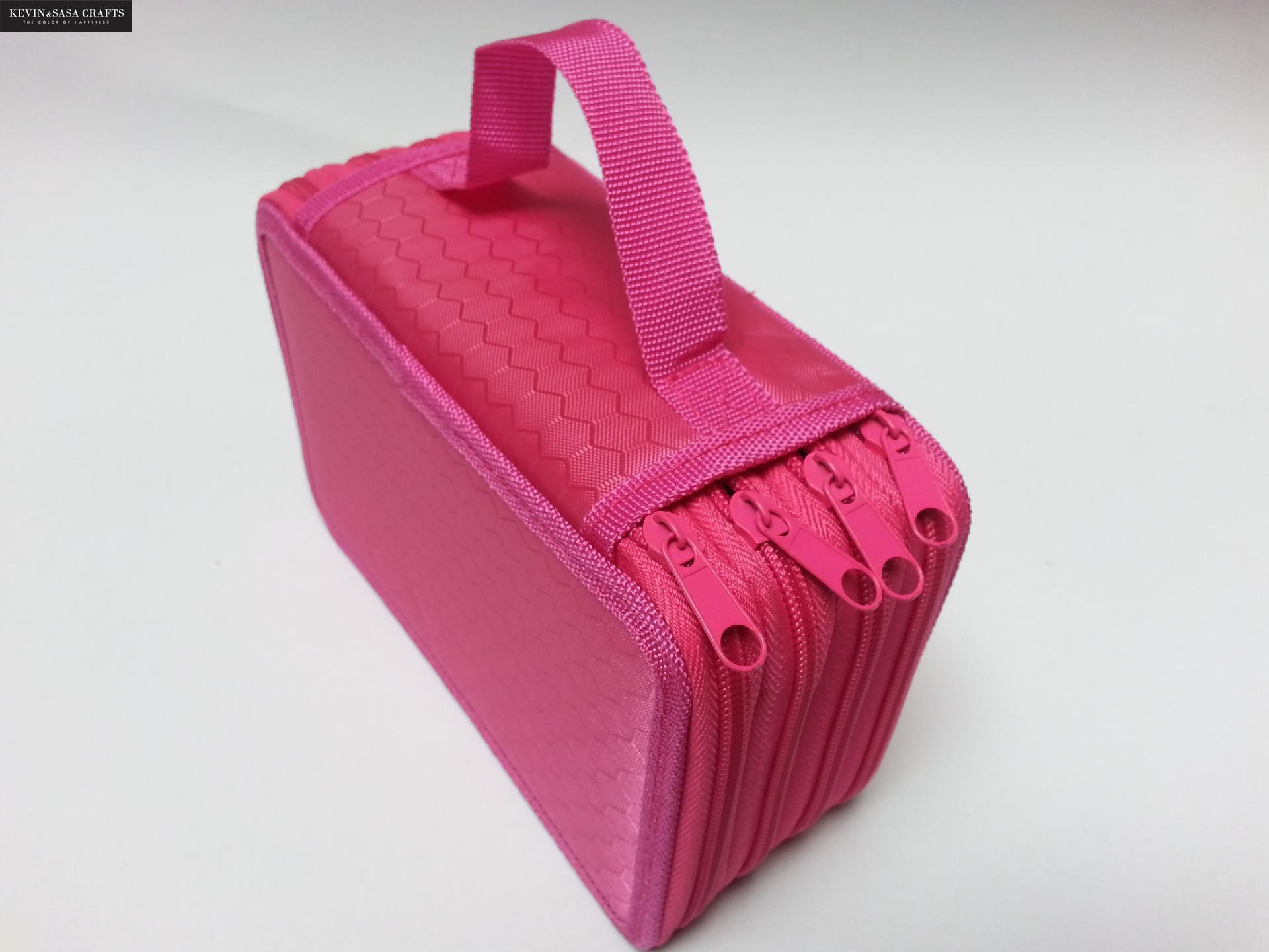Estuche para lápices de 4 ° piso, colorido, gran capacidad, material escolar, papelería, , caja de lápices estuche, bolsa para lápices