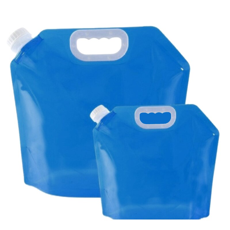Sac D'eau De Camping Pliable 8L Avec Robinet - Grande Capacité Extérieur
