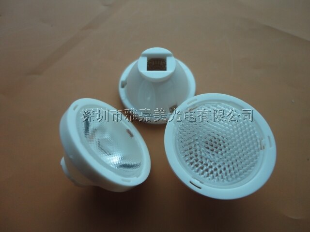 CREE-XML lente XML2 con soportes 23,3mm superficie del grano 15 20 25 30 45 60 grados T6 U2 lente, lente SMD 5050, lente LED XHP50