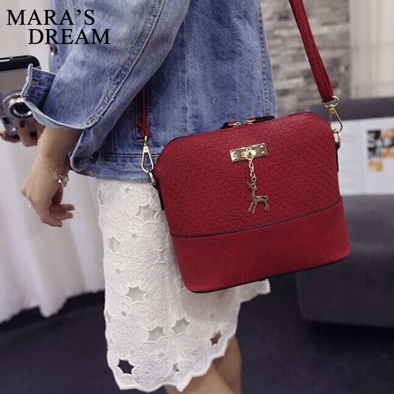 Mara's Dream Women Bag Messenger Bags Bag With Deer Toy Shell Shape Girls Shoulder Crossbody Bags Sac A Main Femme