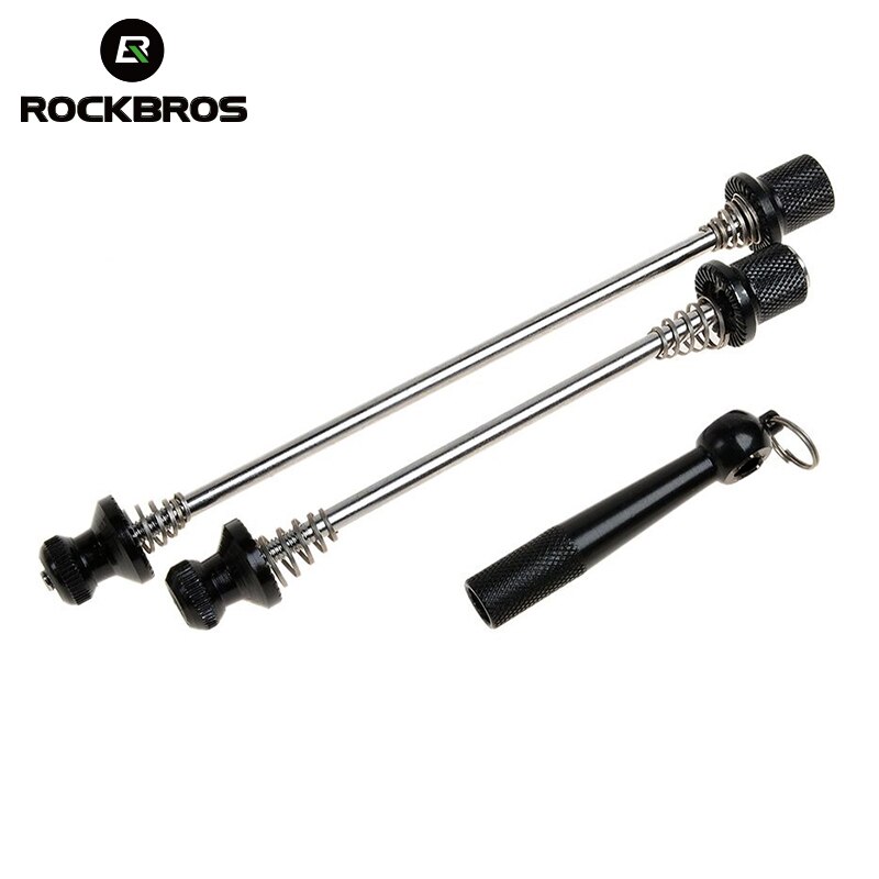 Rockbros fiets fietsnaven antidiefstal snelspanners fietsen mtb wielen vergrendeling beveiliging voor mtb racefiets onderdelen bmx
