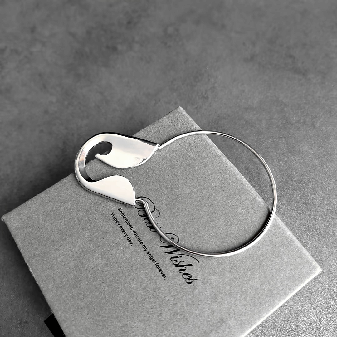 Alfileres grandes de para ropa, alfileres de seguridad de Metal liso, pantalones vaqueros, vestido, bufanda, alfileres ajustables