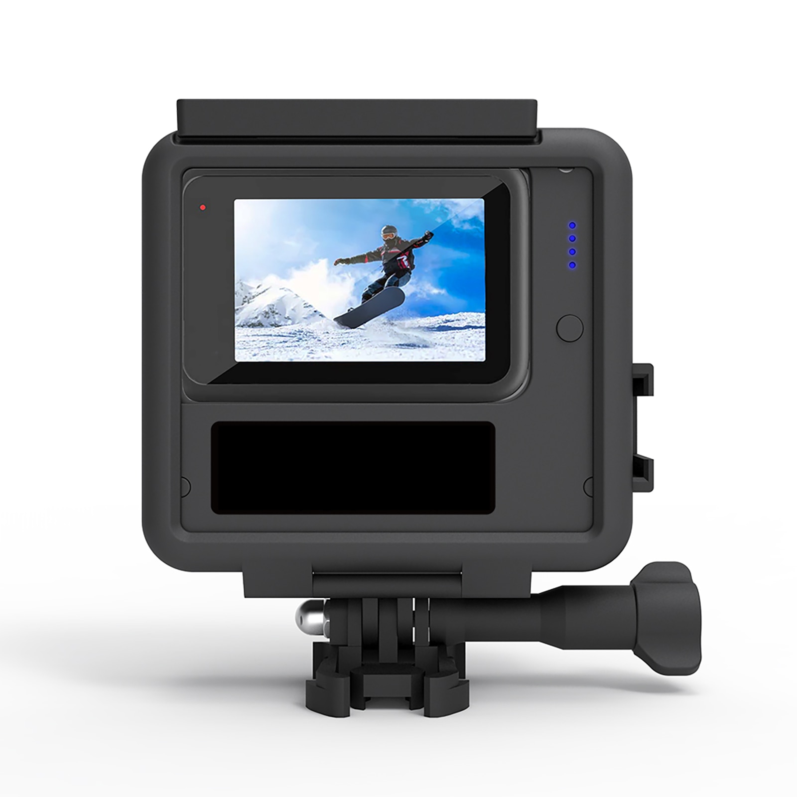 Camera Power Accessoire Met Beschermende Frame Fit Voor Sheingka Gopro Hero 9/10-Zwart