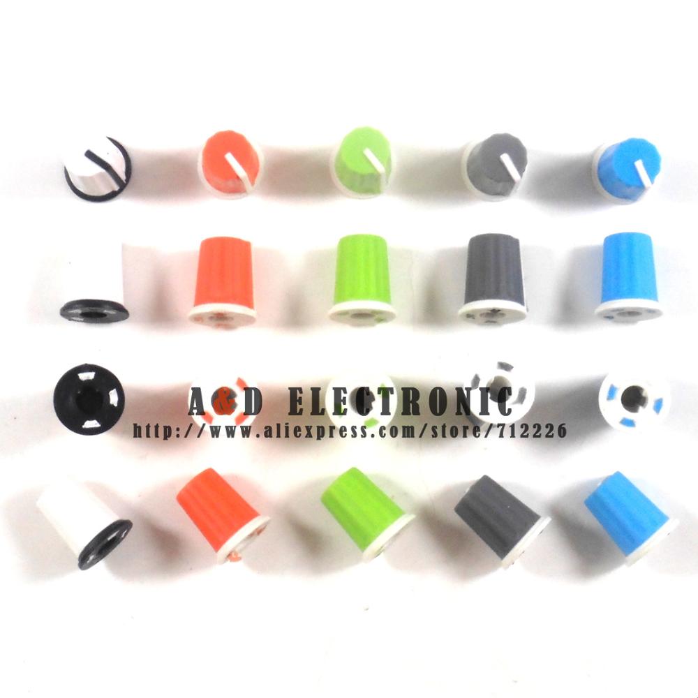 20Pcs EQ Rotary Knob DJ Potentiometer Equipment Replacement Knobs Parts For Pioneer DJM800 900 NVS 2000 BXS 5C