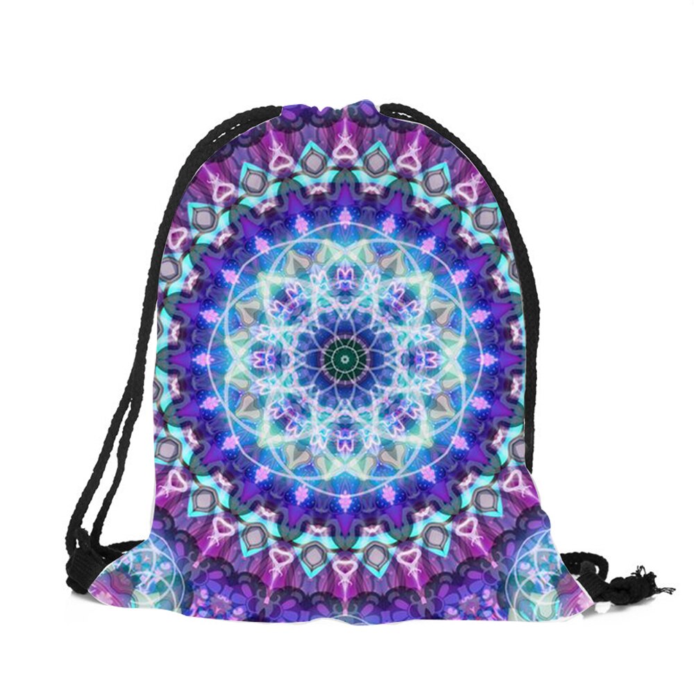 Mandala Blumen Druck Rucksack Neue Rucksack Männer Frauen unisex Schulter Tasche täglichen büro nützlich: 008