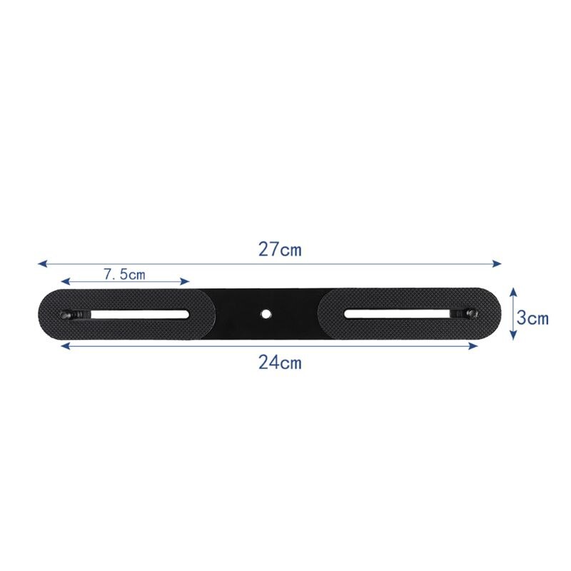 Soporte tipo rótula para Flash Dual Universal, con 2 tornillos adaptadores de 1/4 pulgadas para trípode de estudio, soporte de luz, cámara Digital SLR con tornillo de 1/4 pulgadas