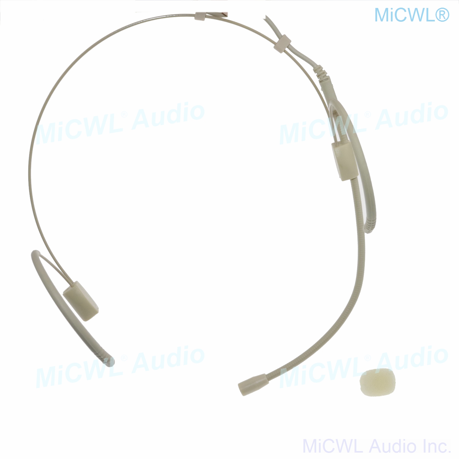 Omni Wireless Headset Microphone with 3.5mm Jack Lock Plug for PC Laptop Camera MiCWL A62