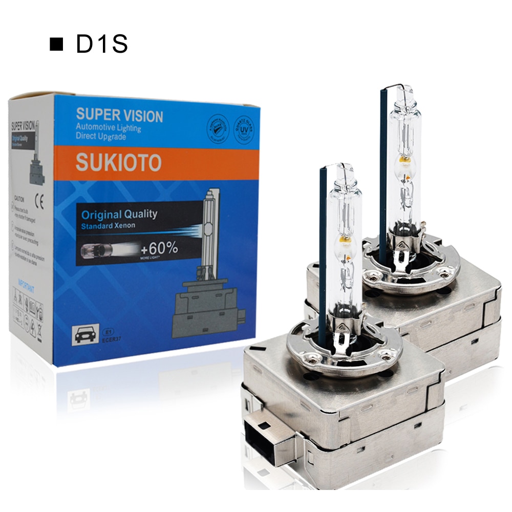 SUKIOTO nowość ALL Metal Xenon D1S reflektor ksenonowy żarówka 55W D3C 6000K 4300K 5000K 8000K 35W OQ6333 9285148294 dla statecznika D1