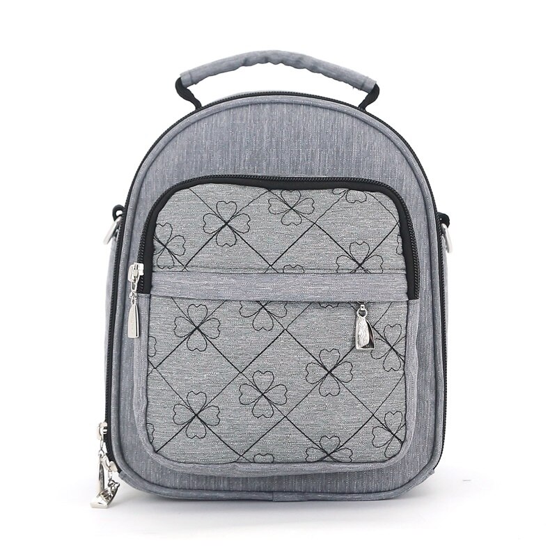 Sac à dos pour stockage du lait | Sac isotherme thermique pour le lait maternel, sac à dos pour le stockage des biberons de bébé, sacs refroidissants pour conservation des aliments frais, soins pour maman et enfants: Light gray