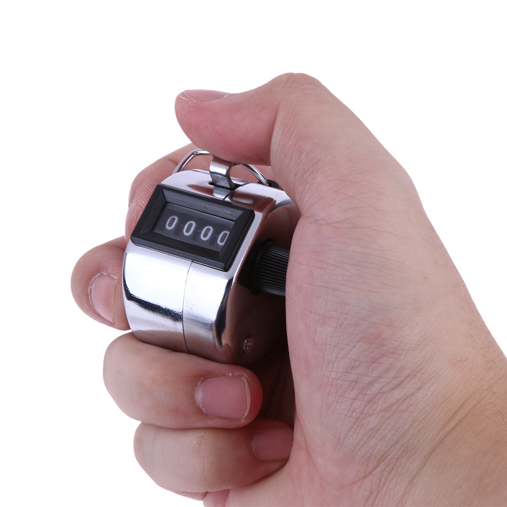 10/5/1 stücke Mini-Hand zähl zähler Anzeige manuelle Zählung Tally Timer 4-stellige Anzahl Zähler Fußball Golf Zähler max. 9999