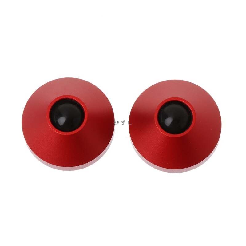 2Pcs Mechanical Keyboard Feet Anodized CNC Aluminum Feet Metal Case With Screws silver red black gold