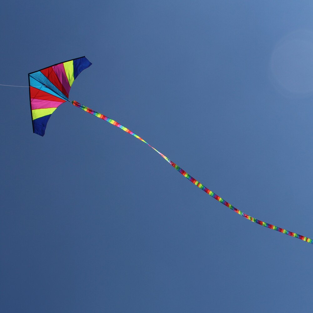 10 Meter Regenboog Bar Vlieger Staart Voor Delta Kite Stunt Kite Kids Kite Accessoires Speelgoed Kleurrijke Kinderen Outdoor Fun Sport speelgoed