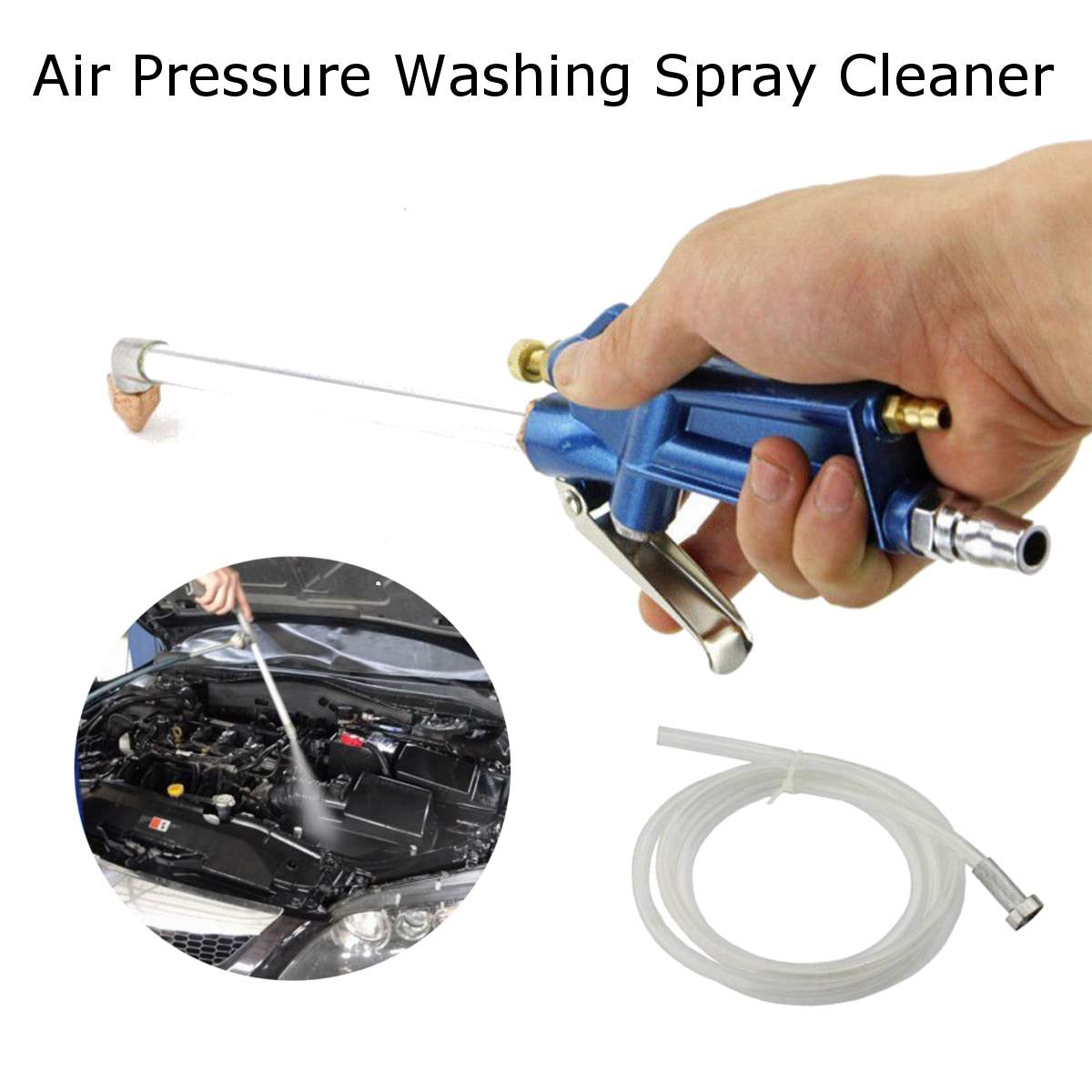 Legering Auto Motor Magazijn Luchtdruk Power Water Jet Washer Spray Wassen Cleaner Tool Kit Pijp Voor Auto Watering Gazon tuin