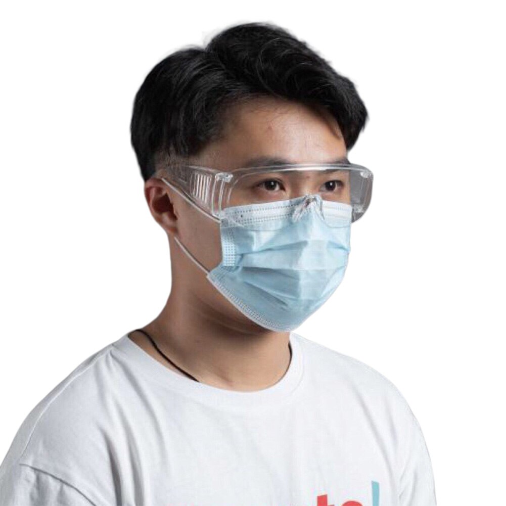 Anti Fog Dust Splash-proof Glasses Work Eye Protection Fully Sealed Laboratory Outdoor Hospital Anti Saliva Splash Safety Goggle