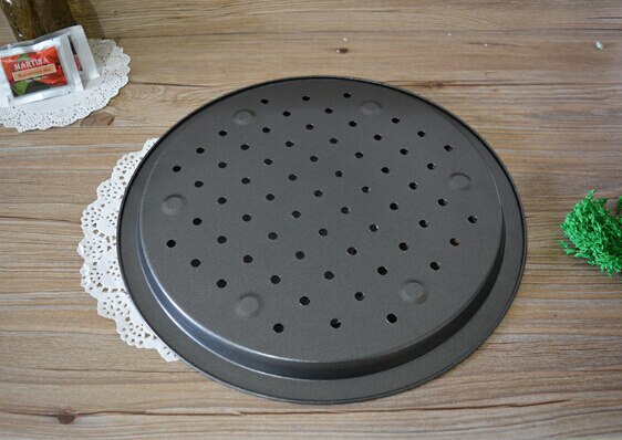 Plateau à pizza antiadhésif rond 14 pouces | Cuisson, plat à pizza profonde, poêle à pizza, moule à gâteau peut être utilisé au four JC 0508 1 pièce