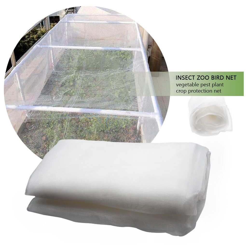 Vegetable Mesh Netting Anti-Insect Ultra-Fine Nylon Garden Netting Cover Reusable Greenhouse Plants Crops Screen Net