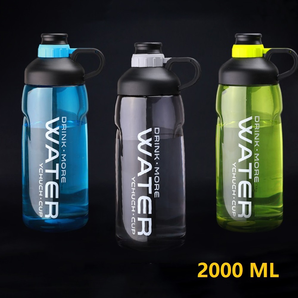 Leak-proof Sports Water Bottle Portable 2000 ml Large Capacity Food-Grade Water Bottle