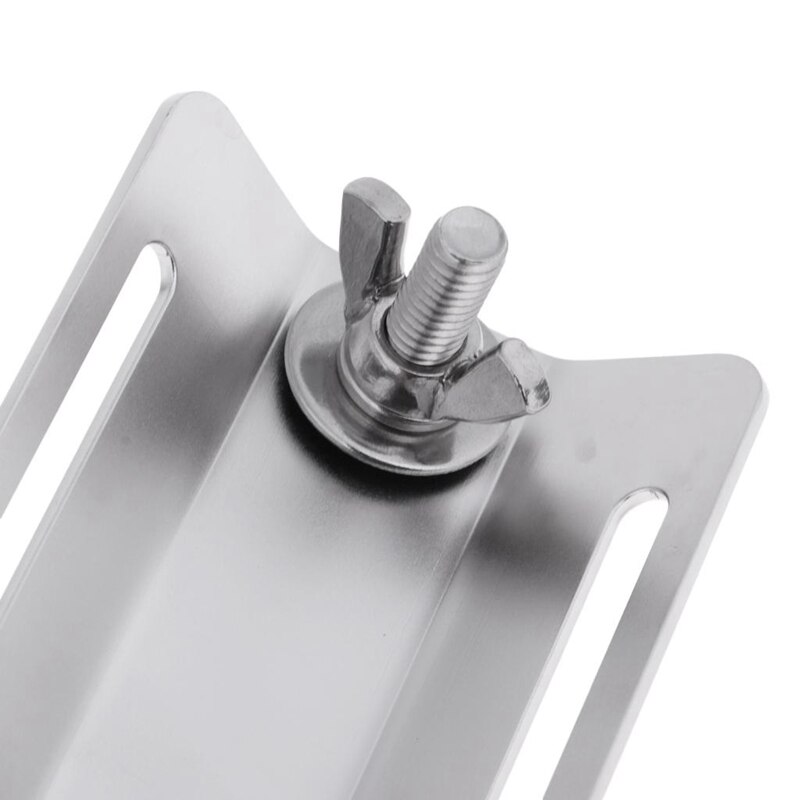 Universal teknisk dykking marine rustfritt stål enkelt tankadapter og skruer muttere skiver for dykking bcd bakplate