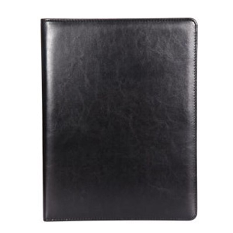 A4 Clipboard Multi-Function Filling Products Folder for Documents School Office Supplies Organizer Leather Portfolio: Black withcalculator