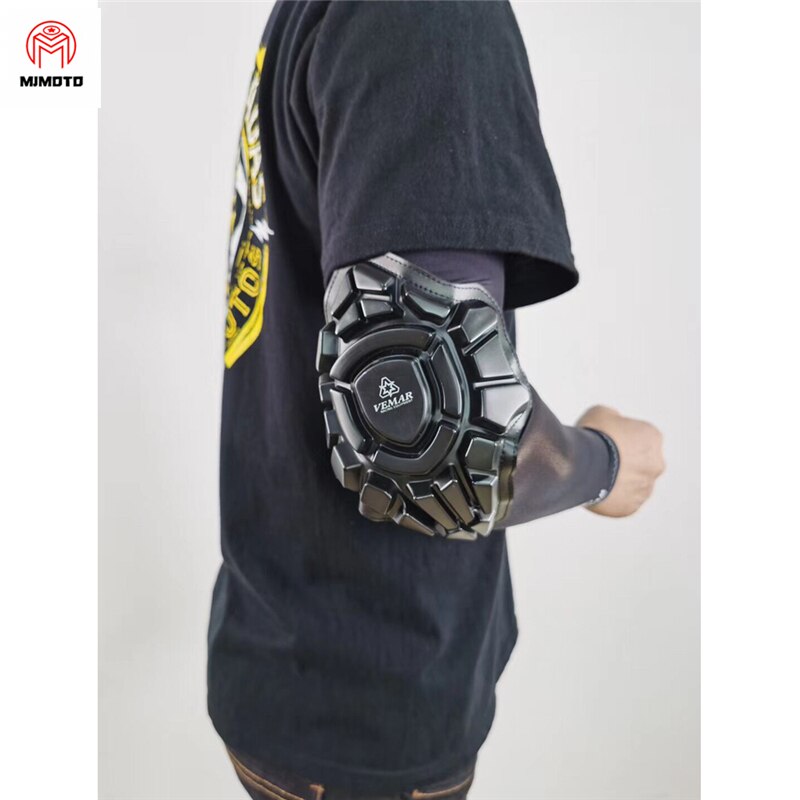 1 par de coderas rosas de moto para mujer, protección solar de seda de hielo, bicicleta MTB DH, deporte de ciclismo al aire libre, Codera, protector de brazo: Black / M