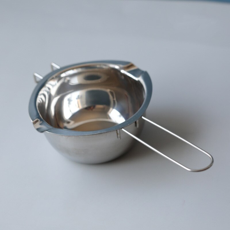 Lange Griff Wachs Schmelztiegel, DIY Duft Kerze Seife Schokolade Butter Schmelzen Topf, Handgemachte Seife Schokolade Werkzeug, edelstahl: L