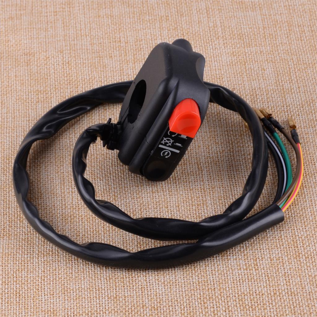 CITALL 7/8" 22mm Motorcycle ATV Handlebar Mount Start Stop Kill On Off Button Side Right Switch ES