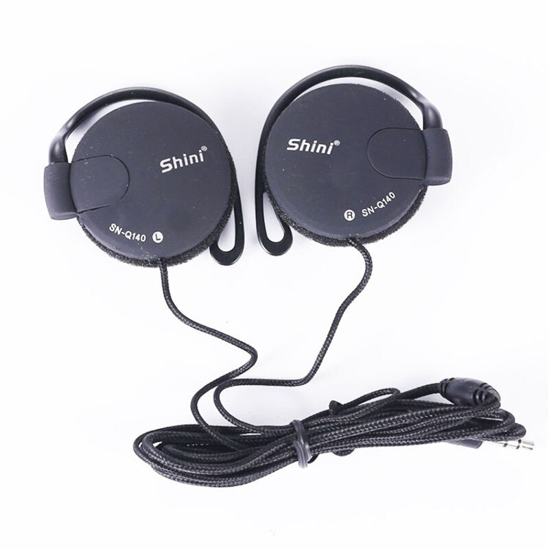 Sport stereo hoofdtelefoon 3.5mm headset oorhaak bas oortelefoon voor  mp3 computer mobiele telefoon telefoon voor xiaomi iphone samsung