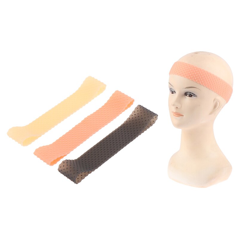 Siliconen Elastische Hoofdband Headwraps Voor Slijtage Pruik Salon Hair Band Pruik Grip Houder