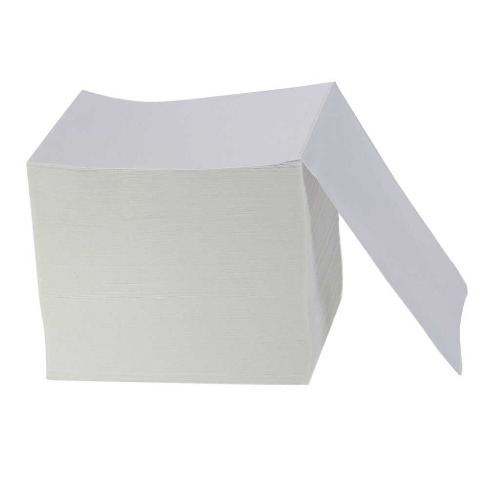 1000 Sheets Self-adhesive Mailing Labels Sticker Fan-Fold Direct Thermal Labels Label Paper for Thermal Label Printer