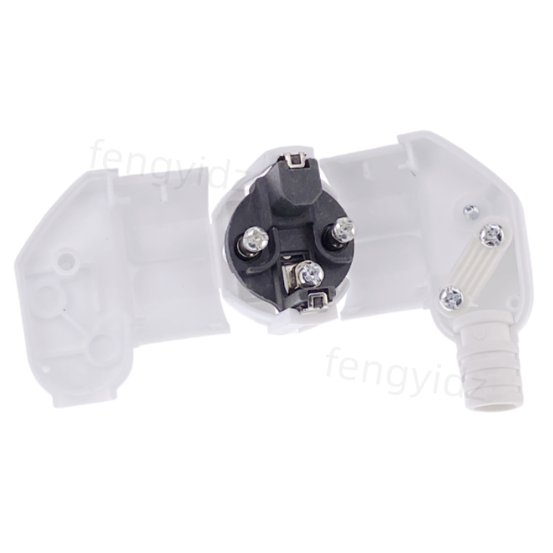 Prise Schuko ue 4.8mm mâle, prises de remplacement rechargeables 250V 16A IP44, prise électrique pour câble d'extension d'alimentation, 3 pièces