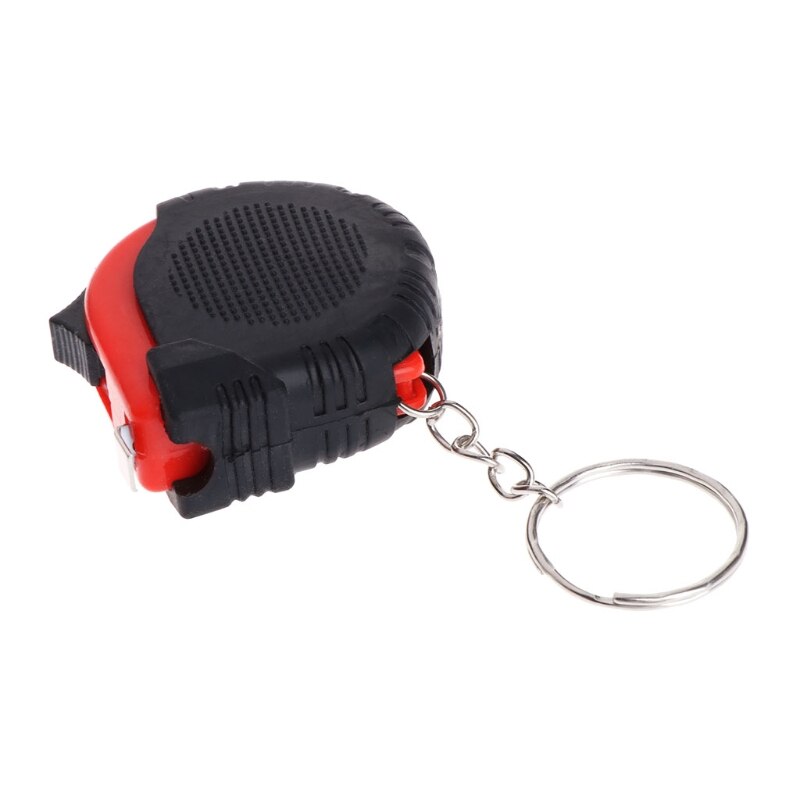 Mini Tape Measure With Key Chain Plastic Portable 1m Retractable Ruler cm/Inch
