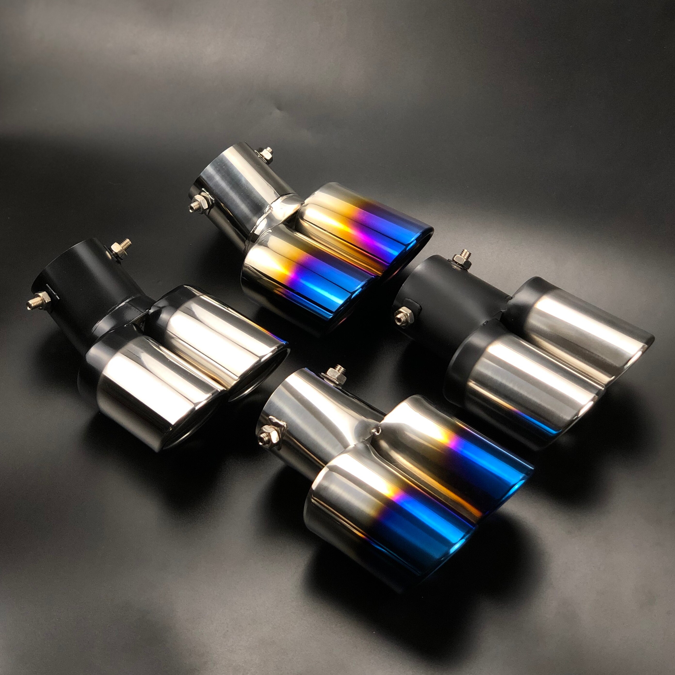 Car styling Exhaust Pipe tube Case For Renault Espace Twingo Clio ZOE Kwid SYMBIOZ ARKANA Duster EZ-PRO Lodgy Alpine A110