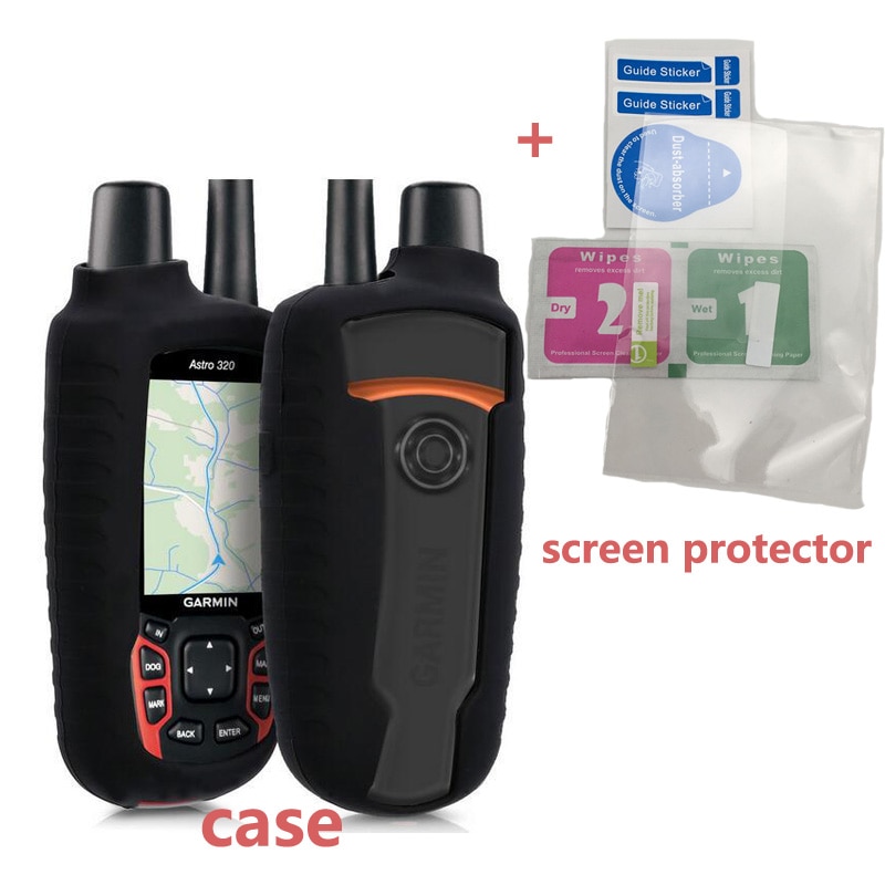 Funda de silicona protectora genérica para gps, Garmin, GPS Astro 430, 320, 220, 900, Alpha 50, protector de pantalla de