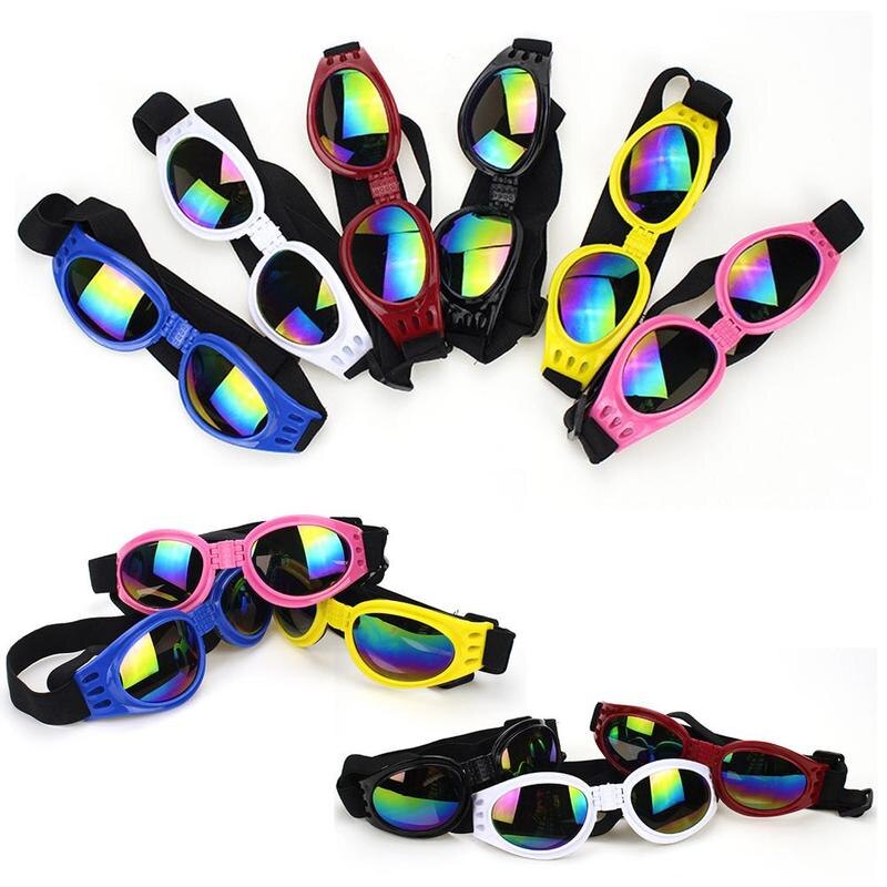 Dog Protection Goggles UV Sunglasses Foldable Pet Dog Glasses Dog Pet Glasses Pet Eyewear Waterproof