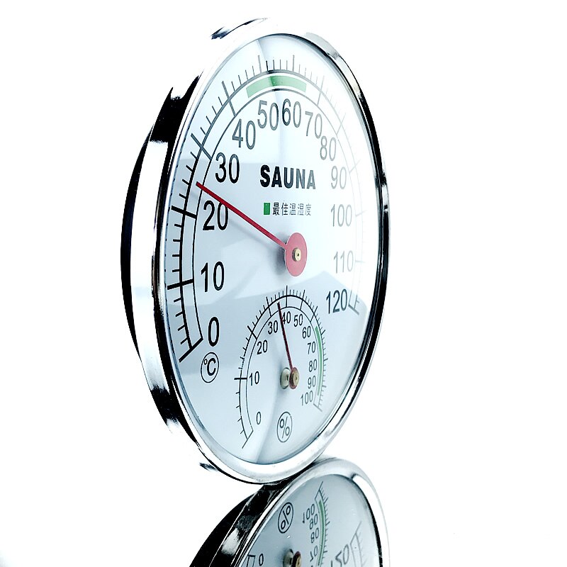 Sauna Thermometer Rvs Case Stoom Sauna Thermometer Hygrometer In De Sauna Accessoires Voor Sauna