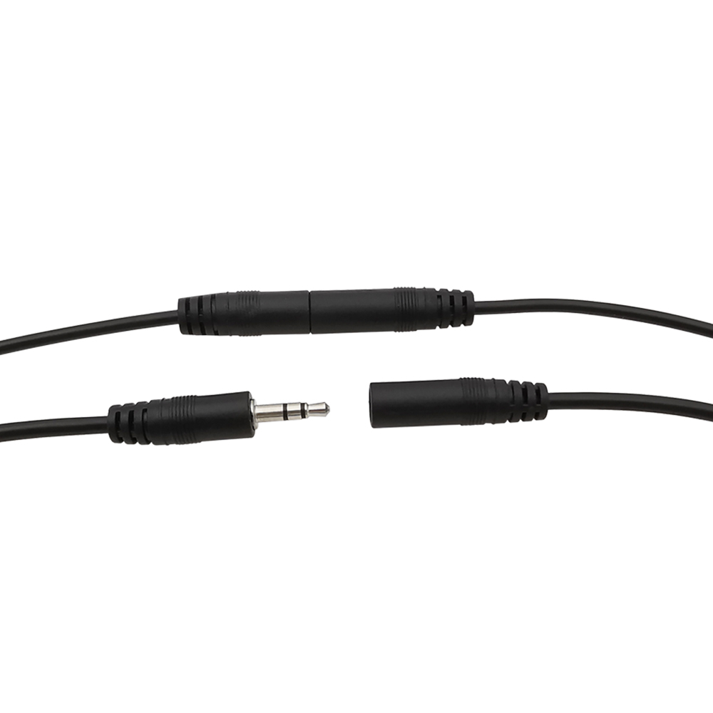 Conector macho hembra de 3,5mm, conector de Audio Mono/estéreo, Cable de extensión de auriculares de Audio de 3,5mm y 2/3/4 polos, Cable de reparación DIY de 30CM