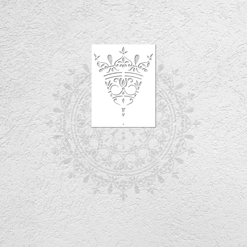 Plantilla de Mandala Extra grande de 70cm - 110cm para pintar decoraciones de flores de pared grande plantilla de suelo pintura plantillas redondas patrones S280