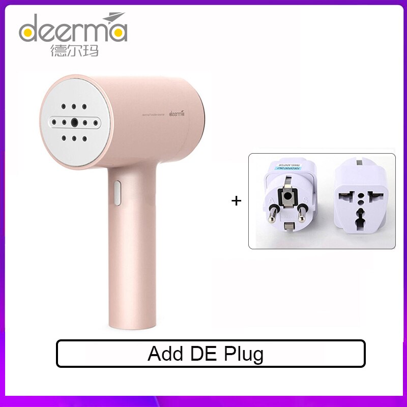 Originale Deerma Dem-DEM-GT106 Palmare Ferro Da Stiro A Vapore Veloce-Calore per Uso Domestico Ferro Da Stiro A Vapore Da Stiro Portatile Da Viaggio indumento piroscafo: add DE adattatore