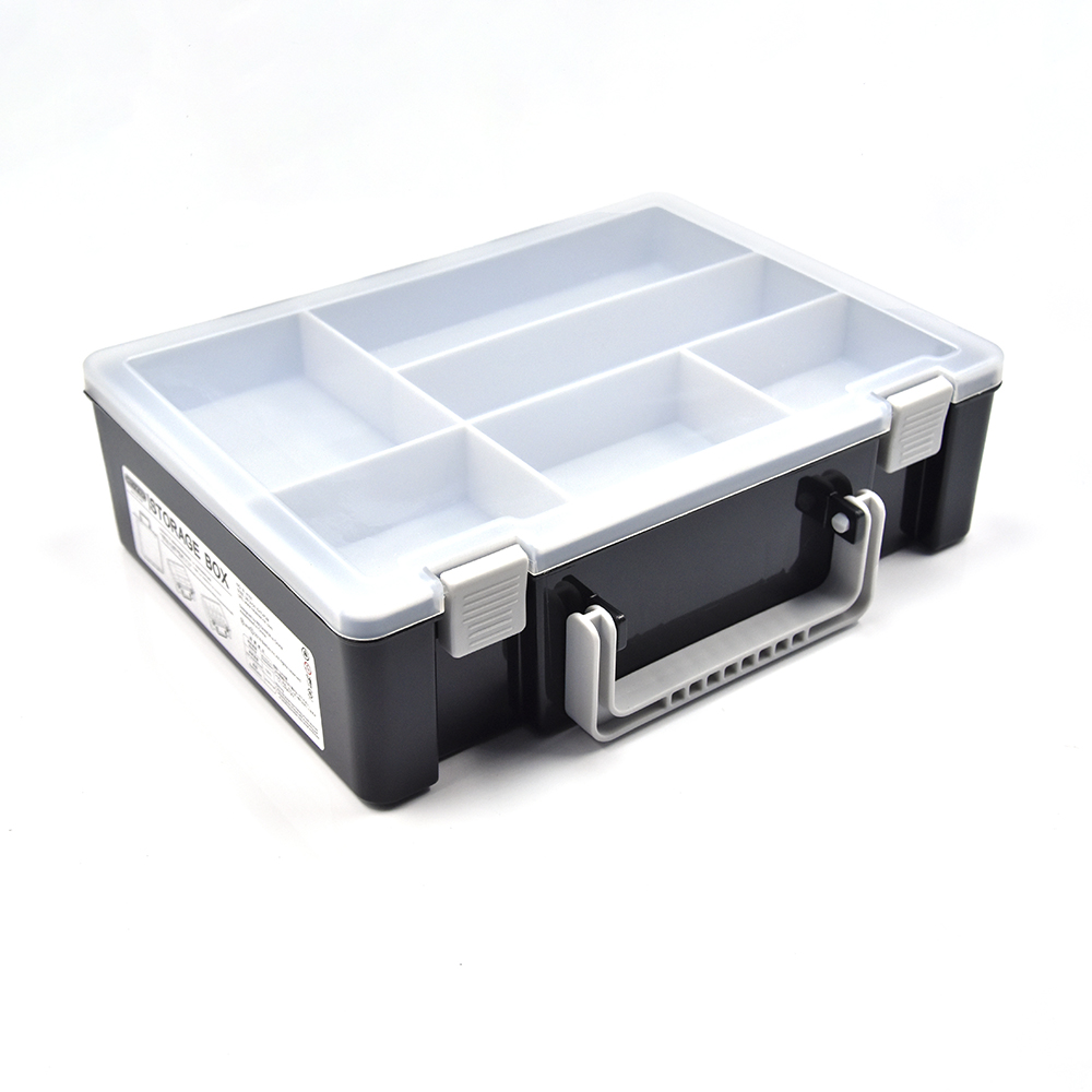 Nueva caja de aparejos de pesca, accesorios de pesca portátiles, caja de almacenamiento de herramientas, carpa de doble capa para productos de pesca, anzuelos, cajas de señuelos: YELLOW